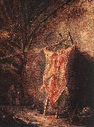 OSTADE, Isaack van The Cut Pig ft oil painting